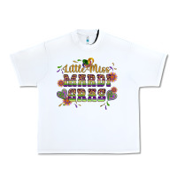 White little miss mardi gras Urban Heavy Tee - Artiststas