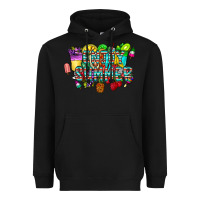 Black enjoy summer Heavyweight Hoodie - CowhideDigitalArt