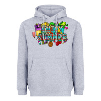 Heather Grey enjoy summer Heavyweight Hoodie - CowhideDigitalArt
