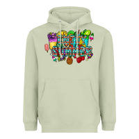 Matcha enjoy summer Heavyweight Hoodie - CowhideDigitalArt