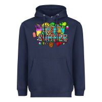Navy enjoy summer Heavyweight Hoodie - CowhideDigitalArt
