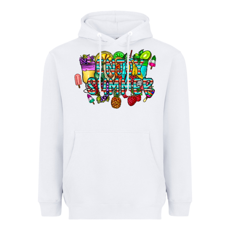 Enjoy Summer Heavyweight Hoodie by CowhideDigitalArt | Teevron