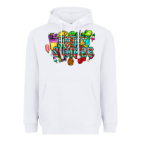 White enjoy summer Heavyweight Hoodie - CowhideDigitalArt