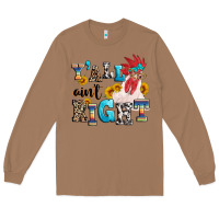 Toasted Coconut Y'all ain't right crazy Long Sleeve Tee - texasbilliewilder