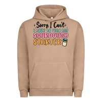 Pigment Burro sorry i can t i have to feed my sourdough starter Urban Hoodie - MaliasSmallBusiness