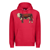 Cardinal hereford bull Premium Hoodie - LillyAllenDesigns