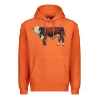Carrot hereford bull Premium Hoodie - LillyAllenDesigns