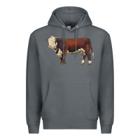 Rock hereford bull Premium Hoodie - LillyAllenDesigns