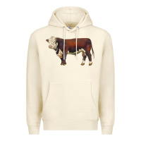 Sandshell hereford bull Premium Hoodie - LillyAllenDesigns