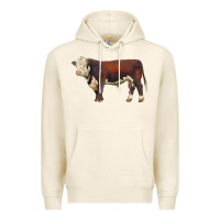 Tofu hereford bull Premium Hoodie - LillyAllenDesigns
