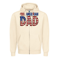 Sandshell all american dad Zipper Hoodie - Zillion Design Studio