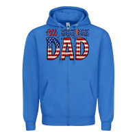 True Royal all american dad Zipper Hoodie - Zillion Design Studio