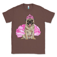 Chestnut Balerina pug with tutu Classic Tee - RanaPortraitStore