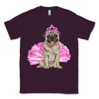 Plum Balerina pug with tutu Classic Tee - RanaPortraitStore