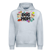 Heather Grey dog mom Urban Hoodie - MaliasSmallBusiness