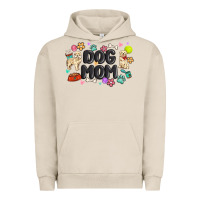 Pigment French Oak dog mom Urban Hoodie - MaliasSmallBusiness