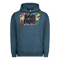 Pigment Midnight Navy dog mom Urban Hoodie - MaliasSmallBusiness