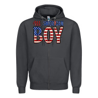 Smoke all American boy Zipper Hoodie - Zillion Design Studio