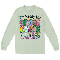 Matcha I'm ready for second grade but is it ready for me Long Sleeve Tee - RanaPortraitStore