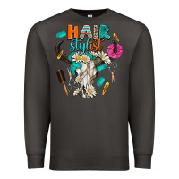 Smoke bullskull hairstlist Premium Sweatshirt - AdoDesignShop