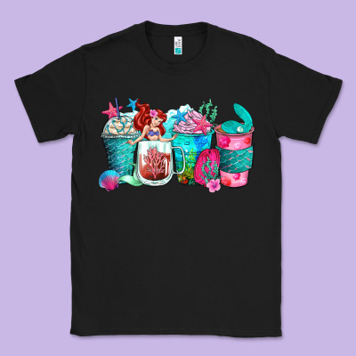 Classic Tee mermaid coffee cups