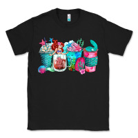 Black mermaid coffee cups Classic Tee - Zillion Design Studio