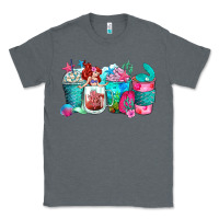 Charcoal Heather mermaid coffee cups Classic Tee - Zillion Design Studio