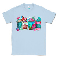 Dusty Blue mermaid coffee cups Classic Tee - Zillion Design Studio