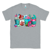 Heather Grey mermaid coffee cups Classic Tee - Zillion Design Studio