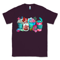 Plum mermaid coffee cups Classic Tee - Zillion Design Studio