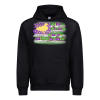 Black mardi gras duck call flag Urban Hoodie - MaliasSmallBusiness