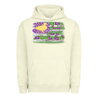 Pigment Pistachio mardi gras duck call flag Urban Hoodie - MaliasSmallBusiness
