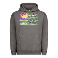 Pigment Tornado mardi gras duck call flag Urban Hoodie - MaliasSmallBusiness