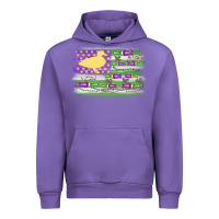 Tulip mardi gras duck call flag Urban Hoodie - MaliasSmallBusiness