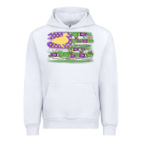 White mardi gras duck call flag Urban Hoodie - MaliasSmallBusiness