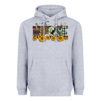 Heather Grey christmas nurse sunflower Heavyweight Hoodie - FaDigitalArtStudio