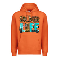 Carrot soldier  life Premium Hoodie - AdoDesignShop