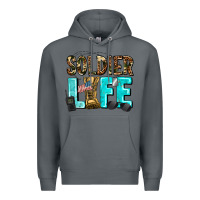 Rock soldier  life Premium Hoodie - AdoDesignShop