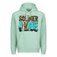 Seafoam soldier  life Premium Hoodie - AdoDesignShop