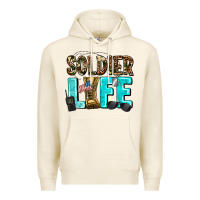 Tofu soldier  life Premium Hoodie - AdoDesignShop