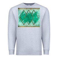Heather Grey green glitter Premium Sweatshirt - JahusDesignShop