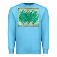 Ocean Blue green glitter Premium Sweatshirt - JahusDesignShop