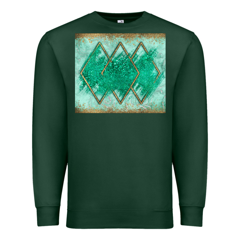 Green Glitter Premium Sweatshirt by JahusDesignShop | Teevron