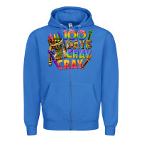 True Royal 100 days of cray cray tbw Zipper Hoodie - texasbilliewilder