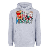 Heather Grey coffee pharmacy Heavyweight Hoodie - RacoonDesign