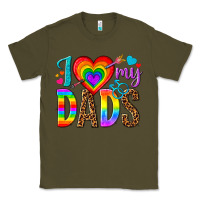Army Green i love my dads Classic Tee - texasbilliewilder