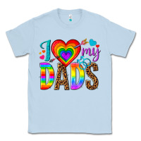 Dusty Blue i love my dads Classic Tee - texasbilliewilder