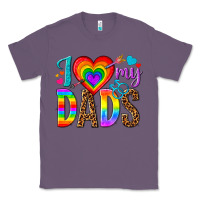 Lavender i love my dads Classic Tee - texasbilliewilder