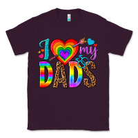 Plum i love my dads Classic Tee - texasbilliewilder