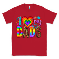 Red i love my dads Classic Tee - texasbilliewilder